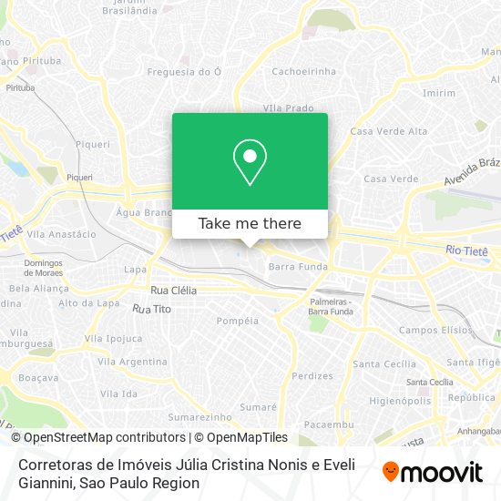 Corretoras de Imóveis Júlia Cristina Nonis e Eveli Giannini map