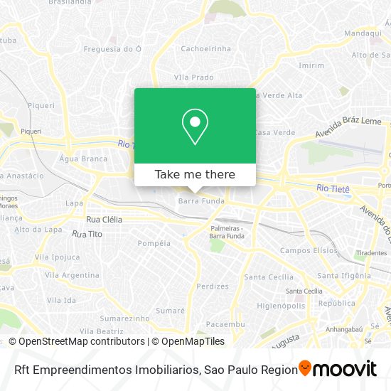 Rft Empreendimentos Imobiliarios map