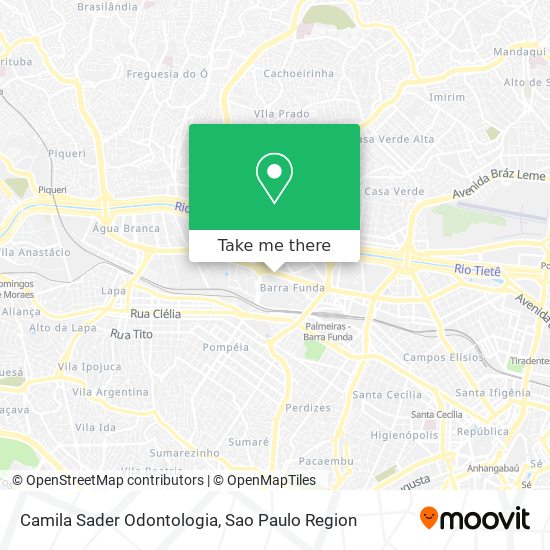 Camila Sader Odontologia map