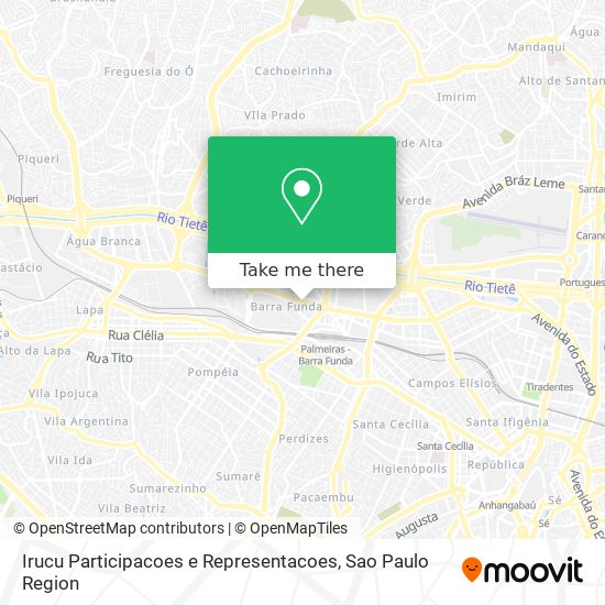 Irucu Participacoes e Representacoes map