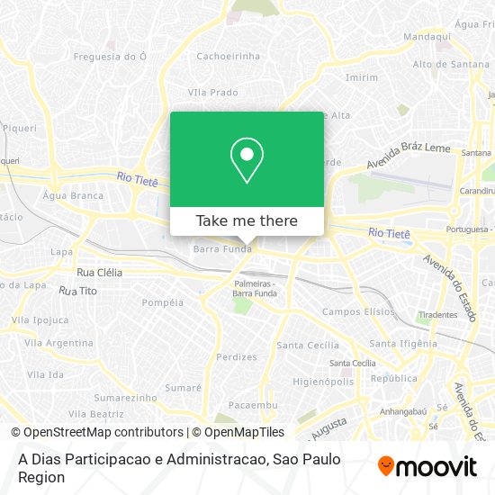 A Dias Participacao e Administracao map