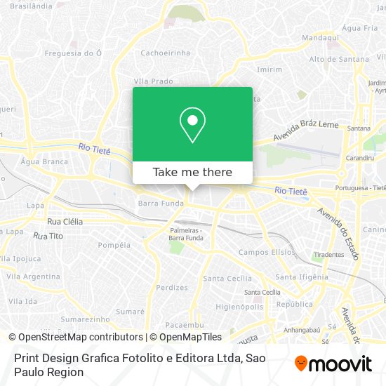 Print Design Grafica Fotolito e Editora Ltda map