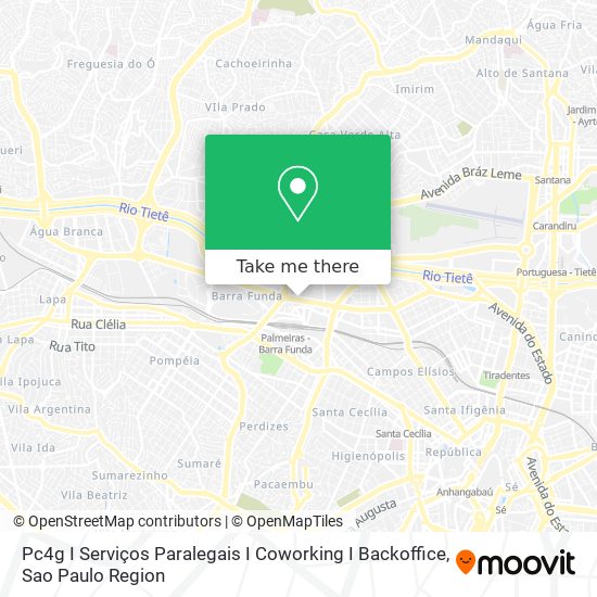 Pc4g I Serviços Paralegais I Coworking I Backoffice map