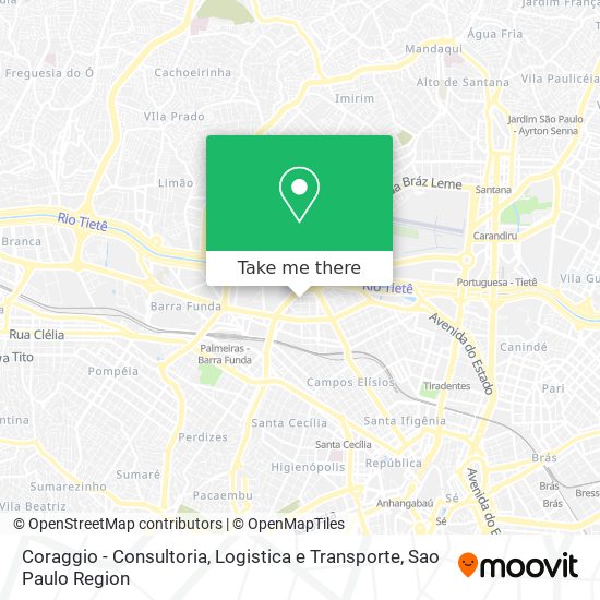 Coraggio - Consultoria, Logistica e Transporte map