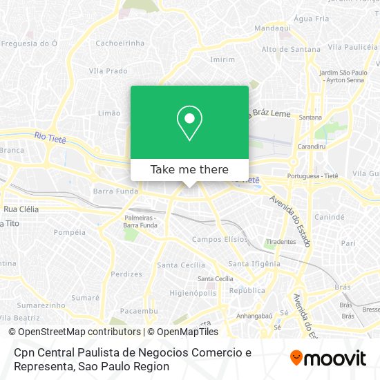 Cpn Central Paulista de Negocios Comercio e Representa map