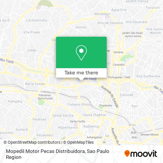 Mopedil Motor Pecas Distribuidora map