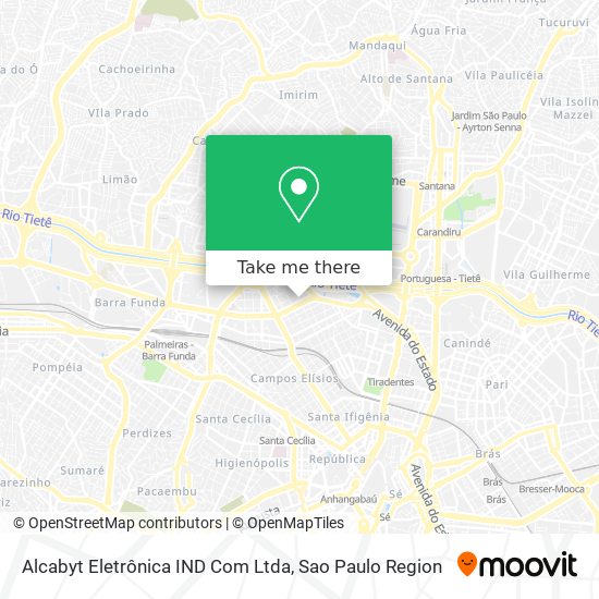 Alcabyt Eletrônica IND Com Ltda map