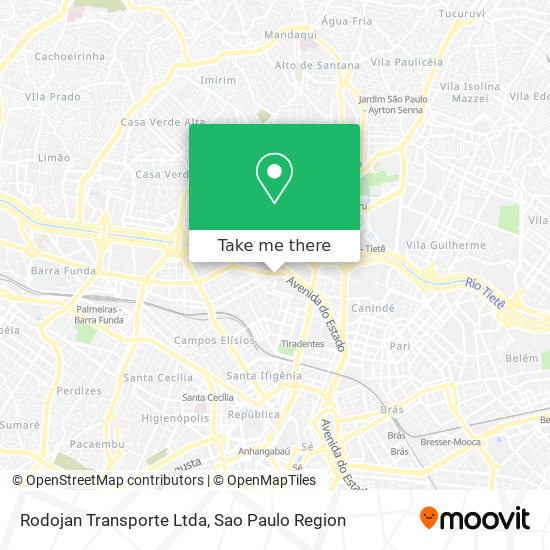 Rodojan Transporte Ltda map