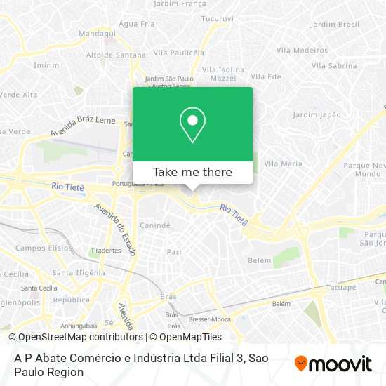 Mapa A P Abate Comércio e Indústria Ltda Filial 3