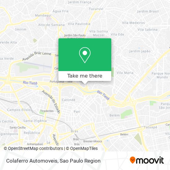 Colaferro Automoveis map