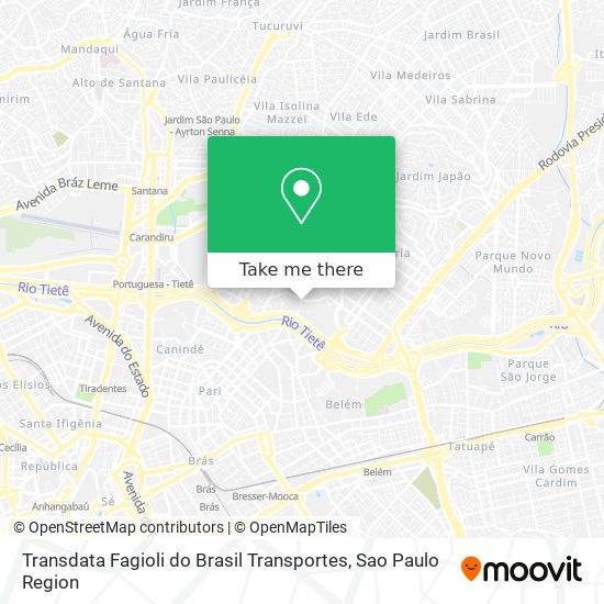 Transdata Fagioli do Brasil Transportes map
