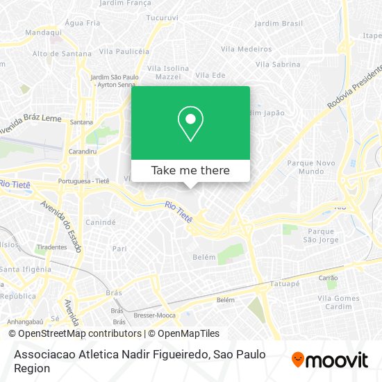 Associacao Atletica Nadir Figueiredo map