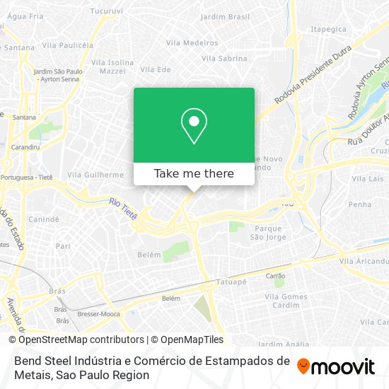 Bend Steel Indústria e Comércio de Estampados de Metais map