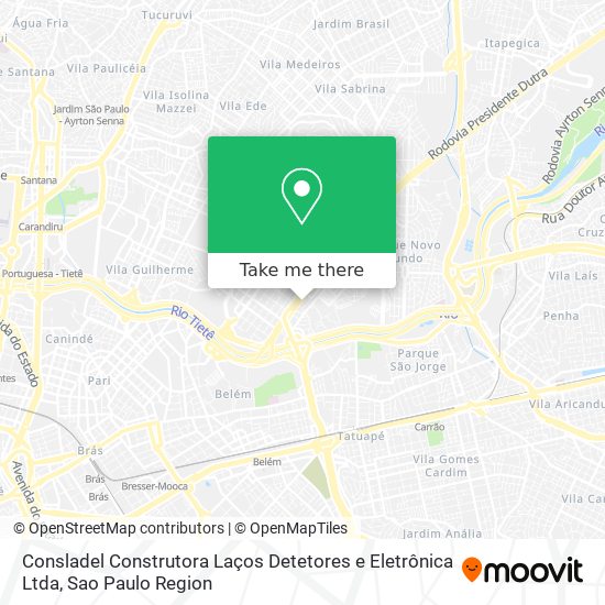 Consladel Construtora Laços Detetores e Eletrônica Ltda map