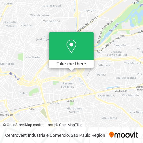 Centrovent Industria e Comercio map