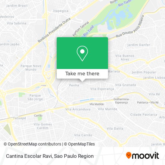 Cantina Escolar Ravi map