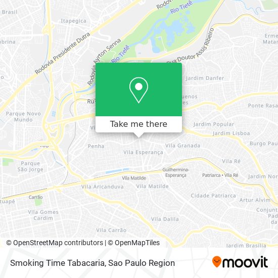 Smoking Time Tabacaria map