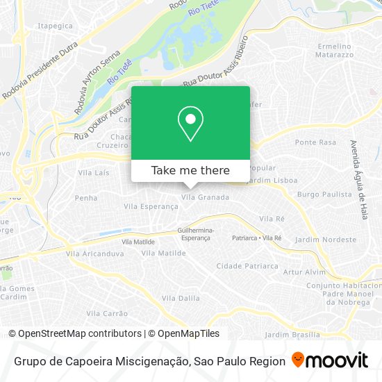 Grupo de Capoeira Miscigenação map