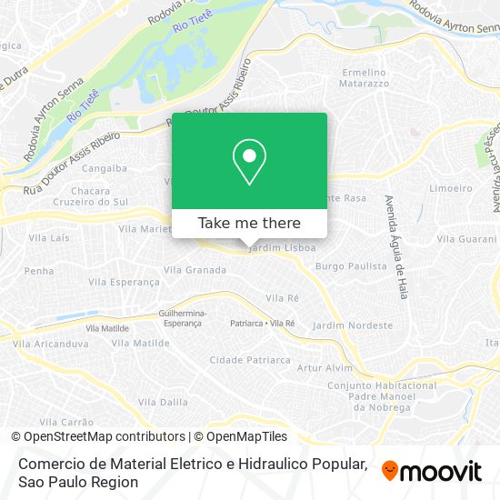 Comercio de Material Eletrico e Hidraulico Popular map