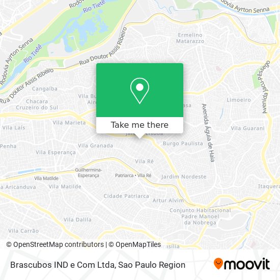 Brascubos IND e Com Ltda map