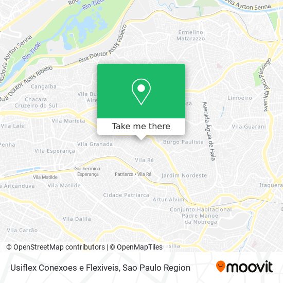 Usiflex Conexoes e Flexiveis map