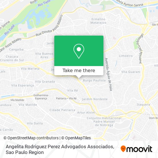 Mapa Angelita Rodriguez Perez Advogados Associados