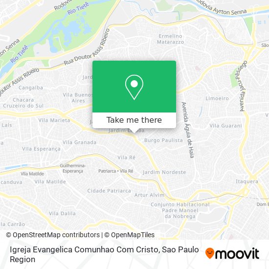 Mapa Igreja Evangelica Comunhao Com Cristo