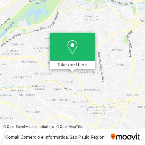 Komak Comercio e Informatica map