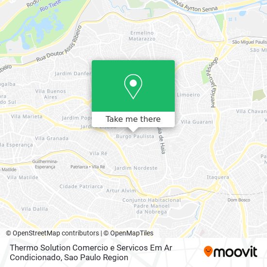 Mapa Thermo Solution Comercio e Servicos Em Ar Condicionado