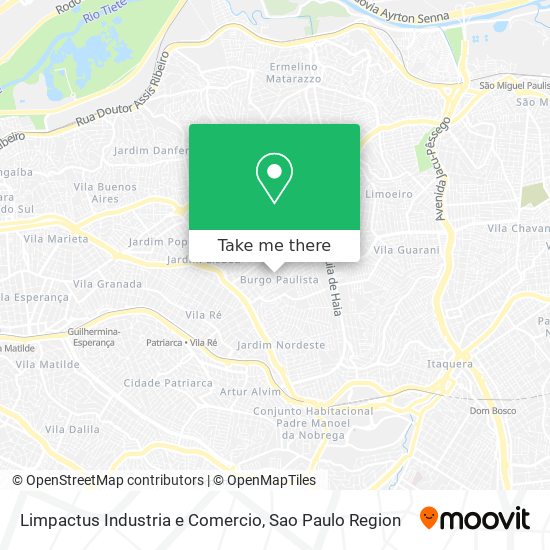 Limpactus Industria e Comercio map