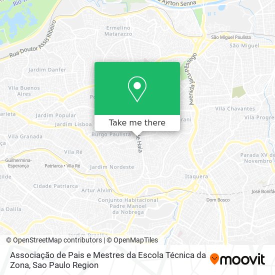 Associação de Pais e Mestres da Escola Técnica da Zona map