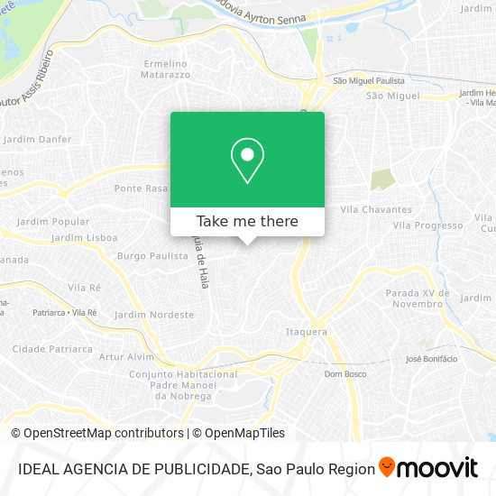 IDEAL AGENCIA DE PUBLICIDADE map