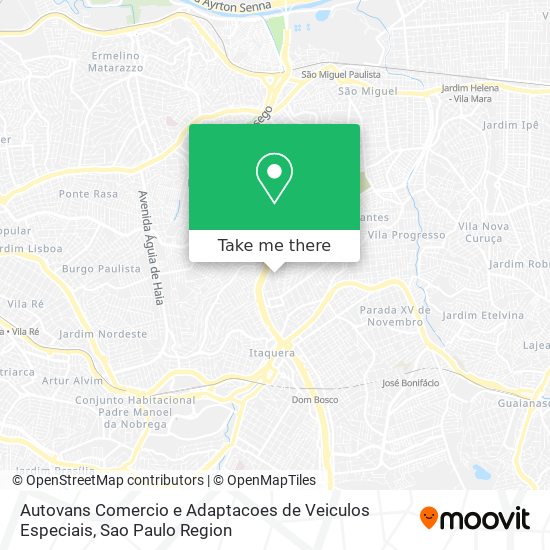 Autovans Comercio e Adaptacoes de Veiculos Especiais map