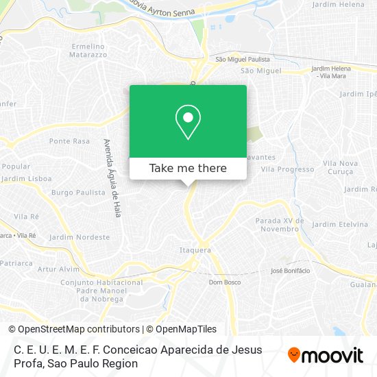 C. E. U. E. M. E. F. Conceicao Aparecida de Jesus Profa map