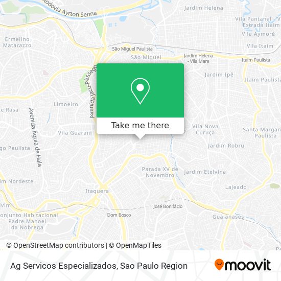 Ag Servicos Especializados map