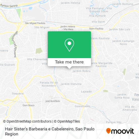 Hair Sister's Barbearia e Cabelereiro map