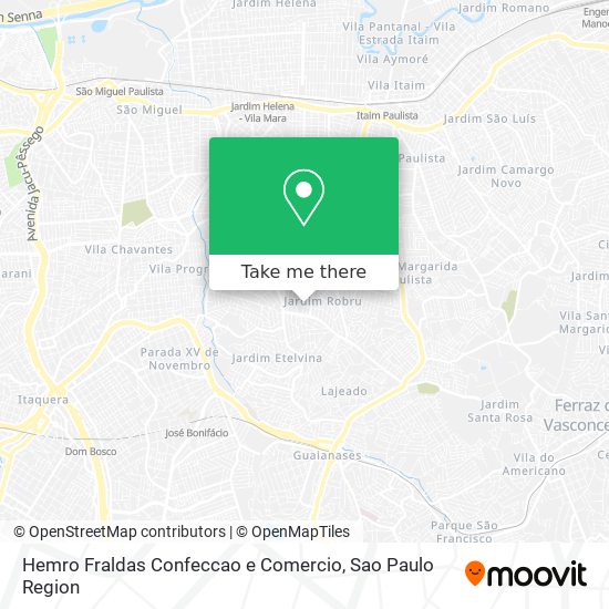 Mapa Hemro Fraldas Confeccao e Comercio