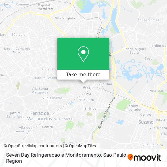 Mapa Seven Day Refrigeracao e Monitoramento