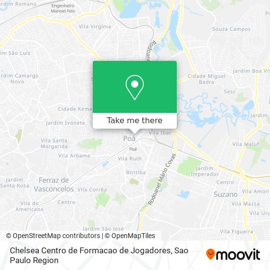 Chelsea Centro de Formacao de Jogadores map