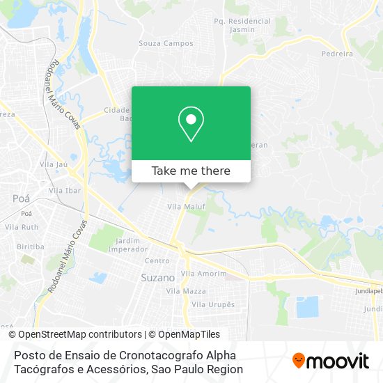 Posto de Ensaio de Cronotacografo Alpha Tacógrafos e Acessórios map