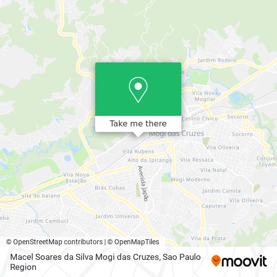 Macel Soares da Silva Mogi das Cruzes map