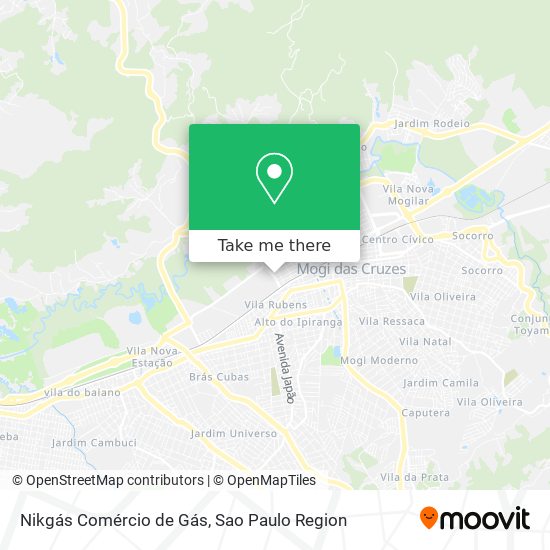 Nikgás Comércio de Gás map