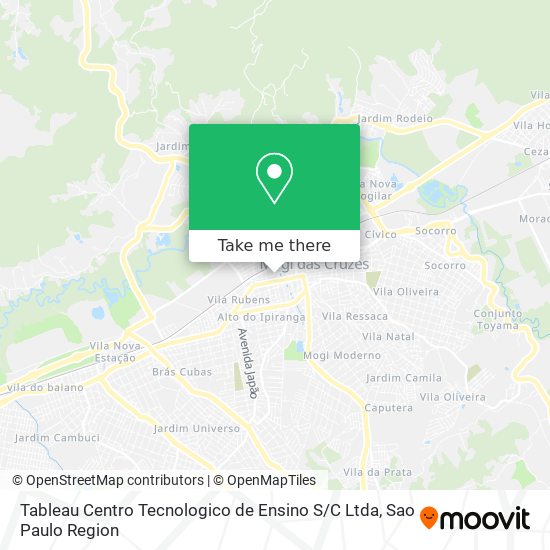 Tableau Centro Tecnologico de Ensino S / C Ltda map