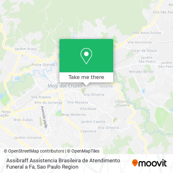 Assibraff Assistencia Brasileira de Atendimento Funeral a Fa map