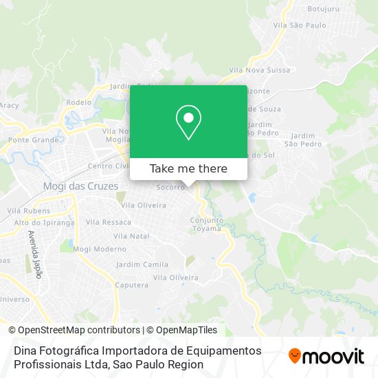 Dina Fotográfica Importadora de Equipamentos Profissionais Ltda map