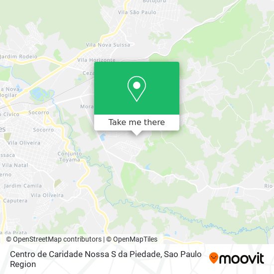 Mapa Centro de Caridade Nossa S da Piedade