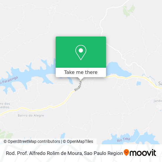 Rod. Prof. Alfredo Rolim de Moura map