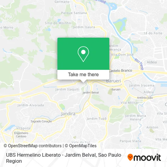 UBS Hermelino Liberato - Jardim Belval map
