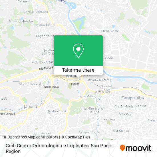 Coib Centro Odontológico e Implantes map