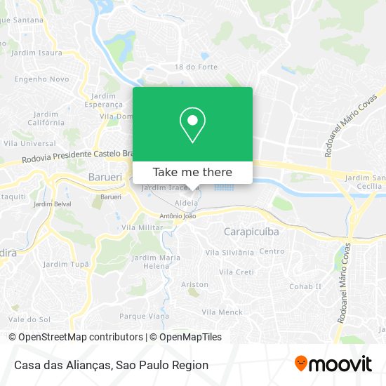 Casa das Alianças map
